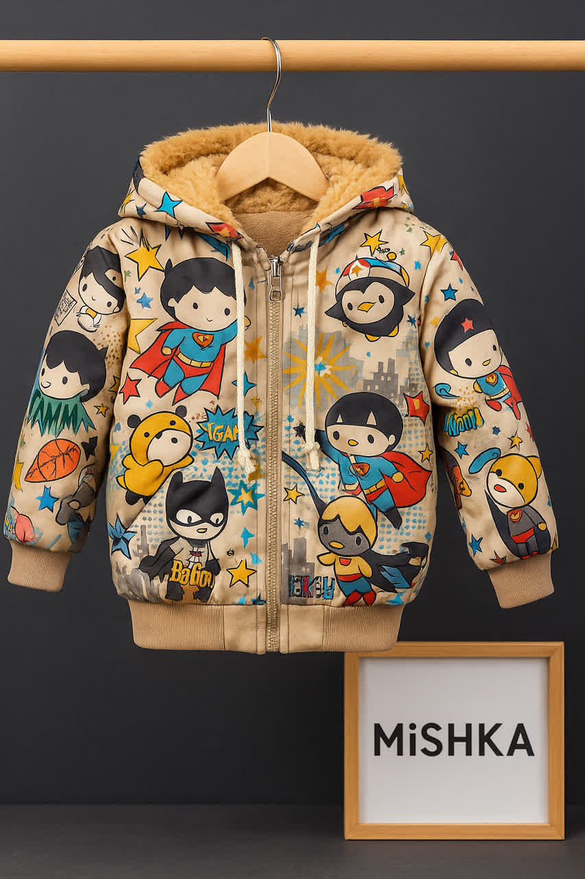 کاپشن تو خز طرح بتمن